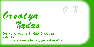 orsolya nadas business card